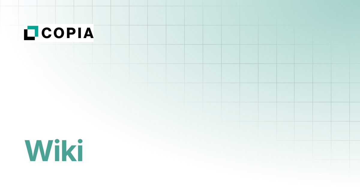 Wiki | Copia Docs