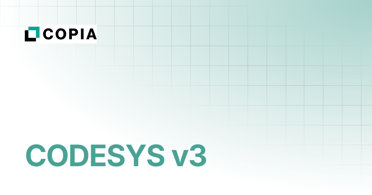 CODESYS v3 | Copia Docs